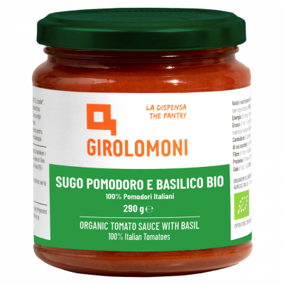 Girolomoni Tomaten Sauce mit Basilikum (290g)